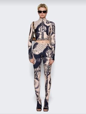 Jean Paul Gaultier - The Heraldry Tattoo Collection - "2 Piece" Matching Set